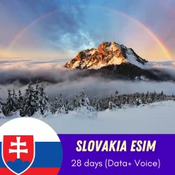 Slovakia eSIM 28 days data and calls